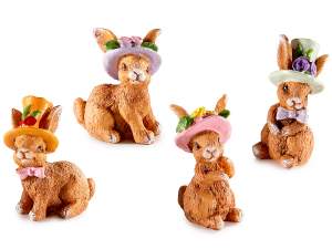 vente en gros de petits lapins de Pâques en résine