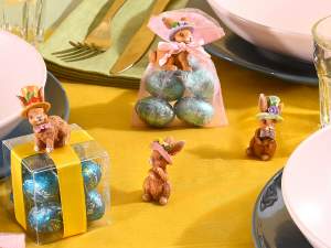 vente en gros de petits lapins de Pâques en résine