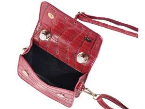 Grossiste mini sacs en similicuir crocodile