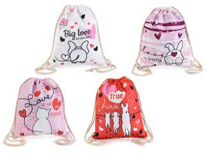 Mochila tipo saco para San Valentín al por mayor