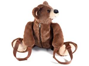 Al por mayor mochila de peluche de oso de peluche