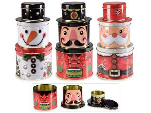 Wholesale christmas characters stackable jars