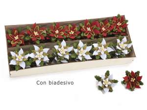 Decorazioni e chiudipacco natalizi