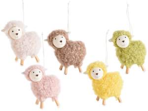 moutons de Pâques colorés en gros