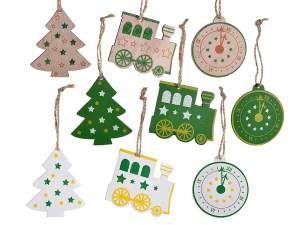 Mayorista decoracion arbol madera tren
