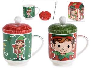 Couvercle de tasse gnome de Noël en gros