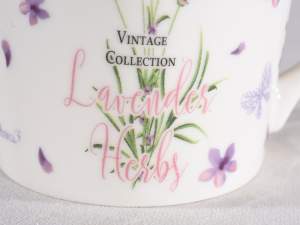 grossiste tasses en céramique à la lavande