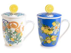 vente en gros tasses design agrumes citron avec co