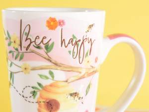 abeilles en mugs de miel en gros