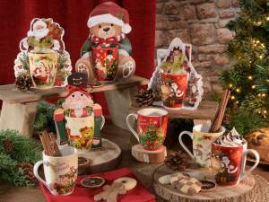 Tasse en porcelaine de Noël en gros