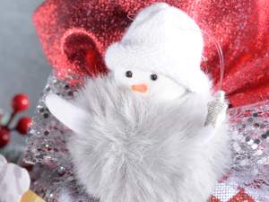 Mayorista de muñeco de nieve pompón falso pelo