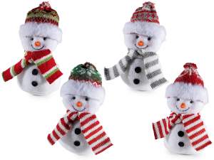 Decoración navideña de muñeco de nieve