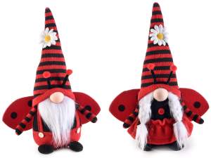 décoration de coccinelles gnome en gros