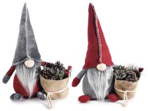 décoration de pommes de pin de gnome en gros