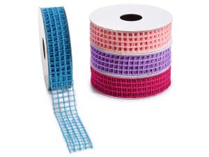 ingrosso nastro rete colorata