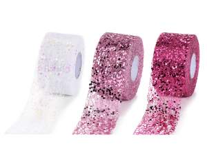 Grossista nastro paillettes rosa