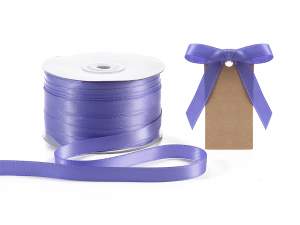 Ingrosso nastro doppio raso color lavanda