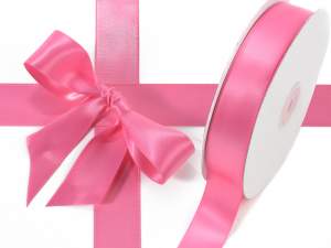 Ingrosso nastro doppio raso rosa shocking