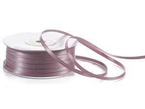 Ingrosso nastro doppio raso color grigio