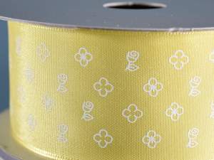 Ingrosso nastro organza raso colorato fiorellini