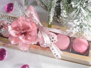Grossista nastri natale stelle argento