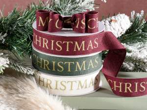 Nastri Merry Christmas ingrosso buon natale