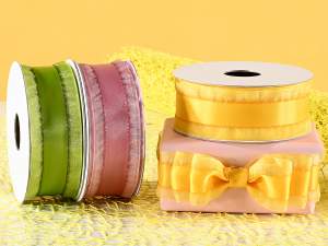 ingrosso nastri colorati raso organza