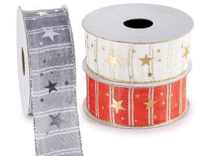 grossista nastro natale stelle