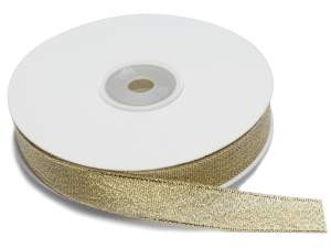 Ingrosso nastri lamé oro
