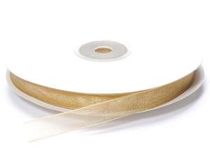 Ingrosso nastro organza champagne