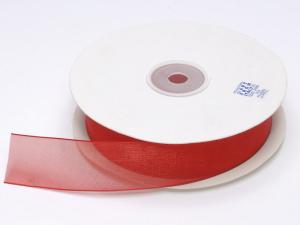 Ingrosso nastro organza rosso fragola