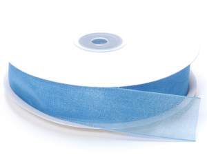 Ingrosso nastro organza turchese