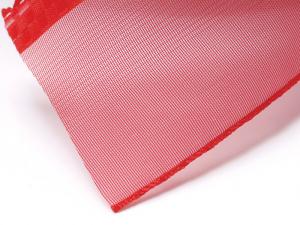 Ingrosso nastro organza rosso tirante