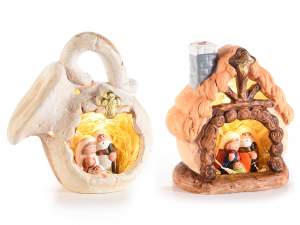 Wholesalers of nativity scenes ceramics light