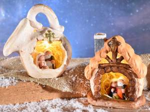 Wholesalers of nativity scenes ceramics light