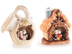 Wholesalers of nativity scenes ceramics light