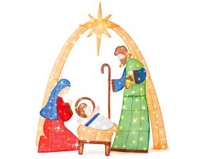 wholesale nativity scene window decoration