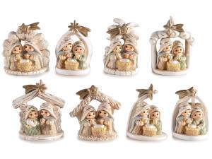 Christmas: Nativity scenes and sacred statues