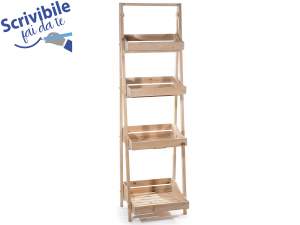 Wholesale wooden shelf 4 shelves