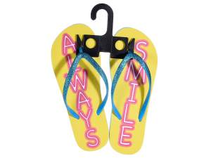 Neon beach women's flip flops wholesalers