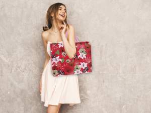 Wholesale flower fabric bag