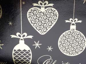 Wholesale christmas bags with metallic decorations