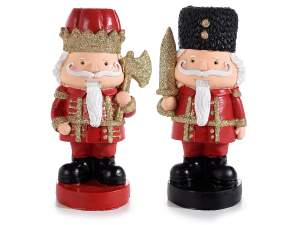 Wholesale nutcracker soldier candle holder