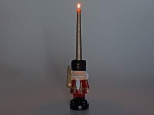 Wholesale nutcracker soldier candle holder