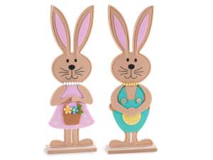 Objetos de Pascua de madera