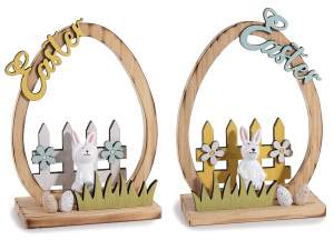 Oggettistica di Pasqua in legno
