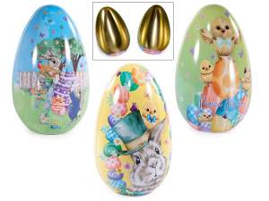 wholesale openable metal easter eggs