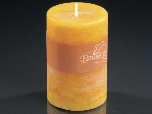 Orange colored candles