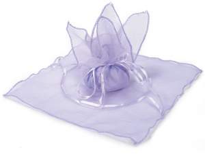 Tulle organza lilac pull