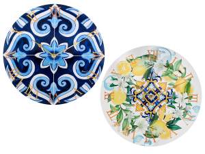 inrgosso orologio maioliche agrumi sicilia